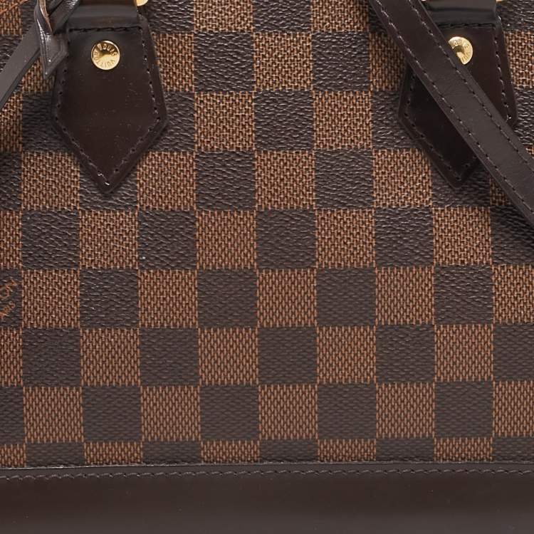 Pre Owned Louis Vuitton Damier Ebene Canvas Alma BB Bag