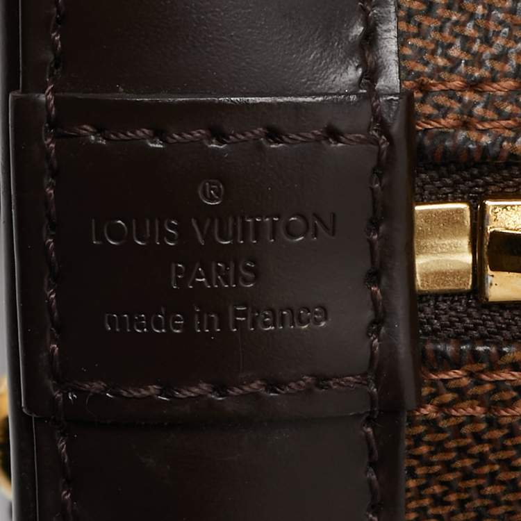 Pre Owned Louis Vuitton Damier Ebene Canvas Alma BB Bag