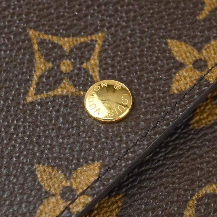 Pre Owned Louis Vuitton Monogram Canvas Porte-Trésor Étui Papier Wallet