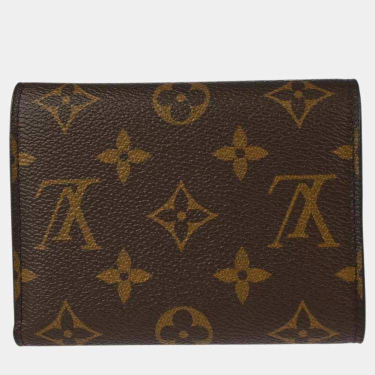 Pre Owned Louis Vuitton Monogram Canvas Polar Bear Trifold Wallet