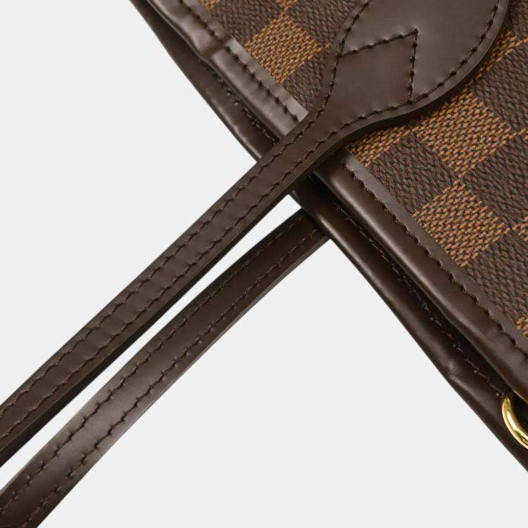 Pre Owned Louis Vuitton Brown Damier Neverfull PM Tote Bag