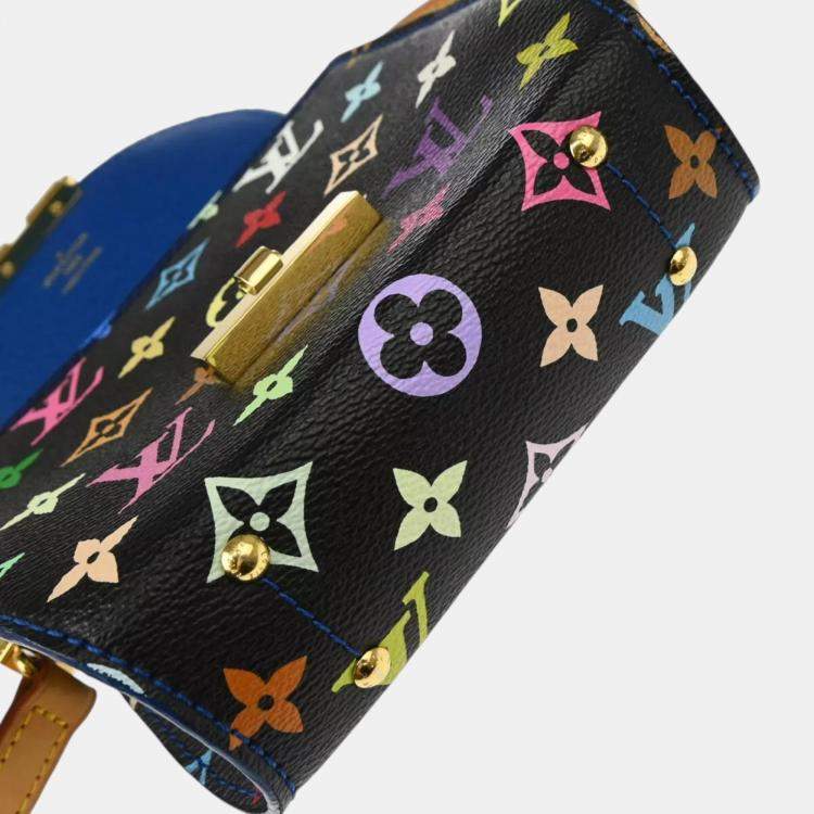 Pre Owned Louis Vuitton Black Multicolor Heart Breaker Shoulder Bag
