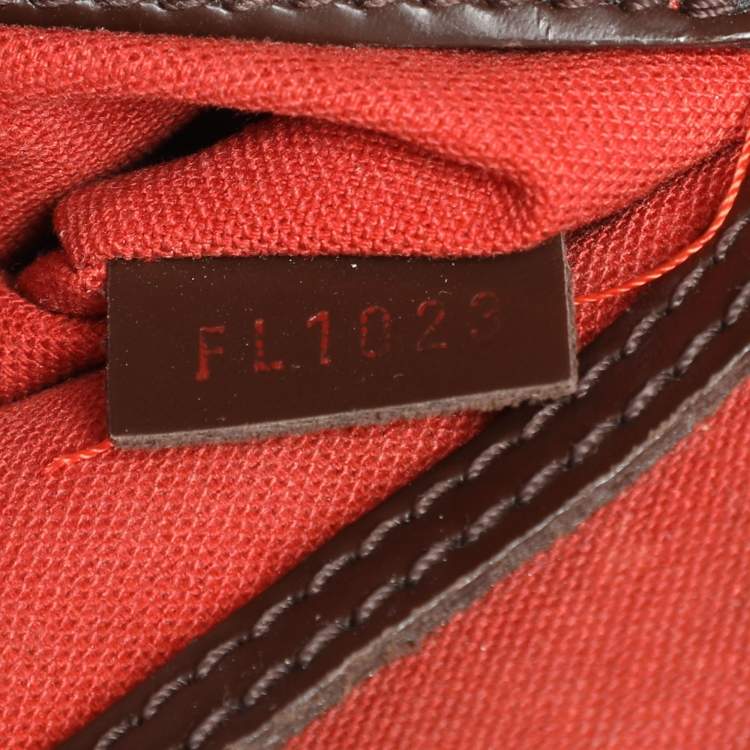 Pre Owned Louis Vuitton Damier Ebene Canvas Alma MM Bag