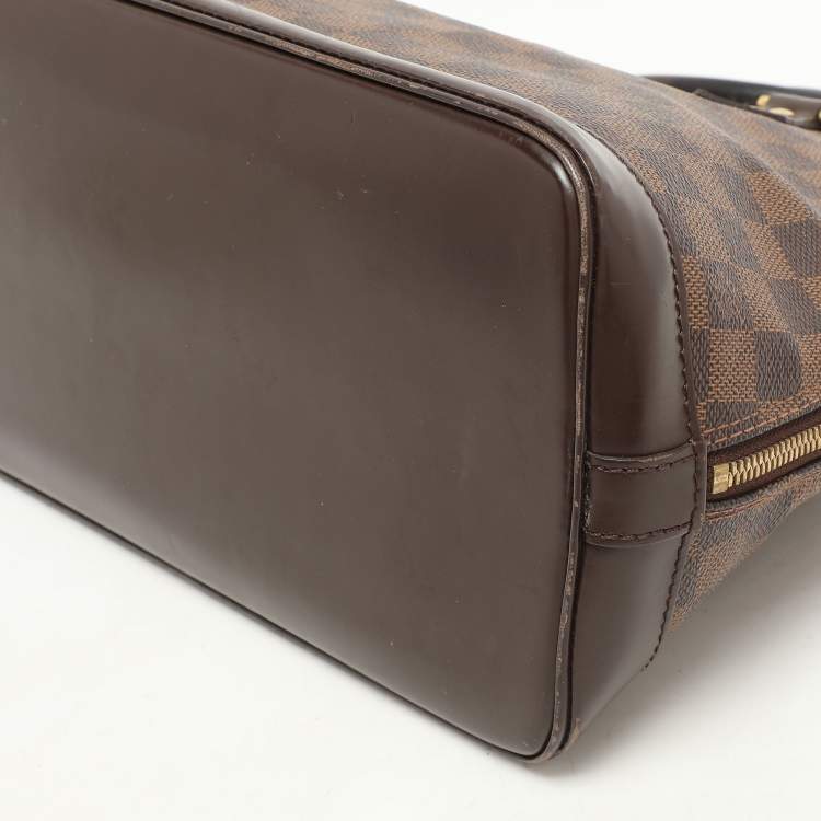 Pre Owned Louis Vuitton Damier Ebene Canvas Alma MM Bag