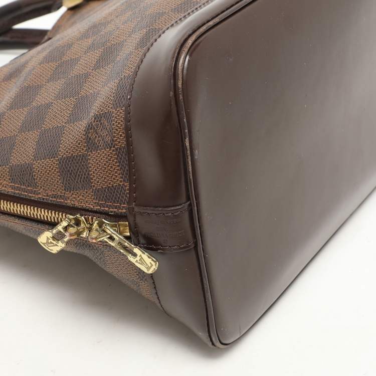 Pre Owned Louis Vuitton Damier Ebene Canvas Alma MM Bag