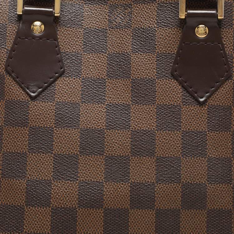Pre Owned Louis Vuitton Damier Ebene Canvas Alma MM Bag