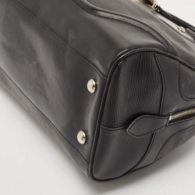 Pre Owned Louis Vuitton Black Epi Leather Montaigne GM Bag