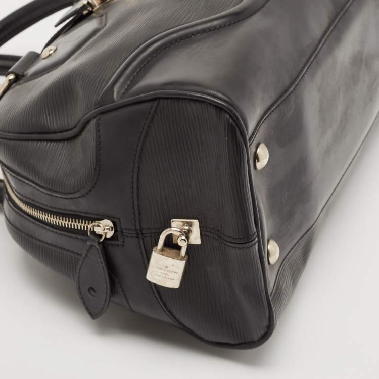 Pre Owned Louis Vuitton Black Epi Leather Montaigne GM Bag