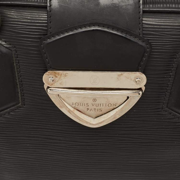 Pre Owned Louis Vuitton Black Epi Leather Montaigne GM Bag