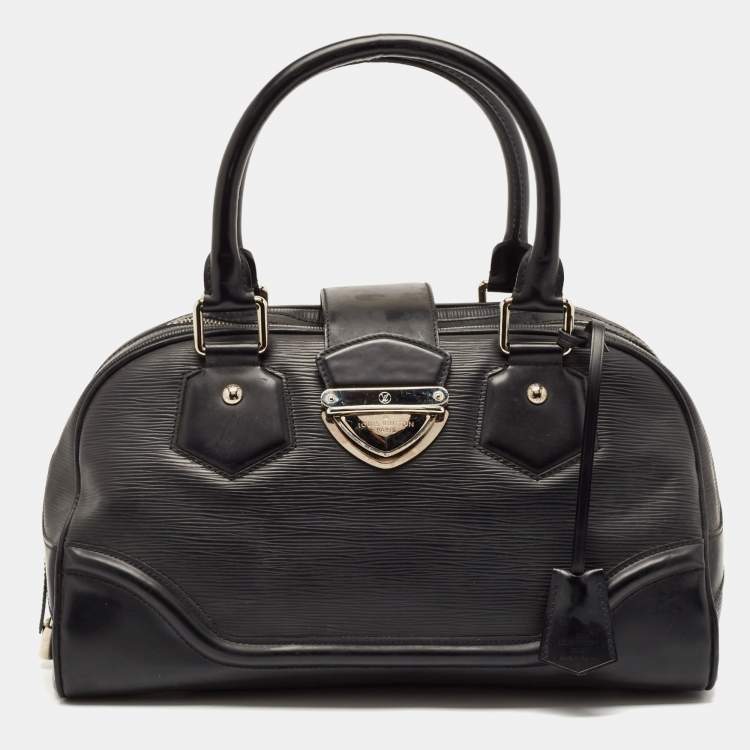 Pre Owned Louis Vuitton Black Epi Leather Montaigne GM Bag