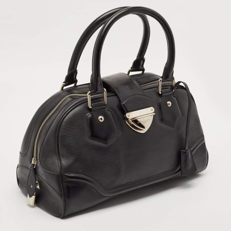 Pre Owned Louis Vuitton Black Epi Leather Montaigne GM Bag