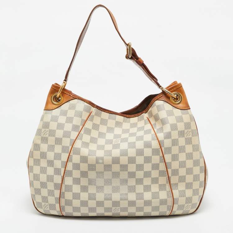 Pre Owned Louis Vuitton Damier Azur Galliera PM Bag