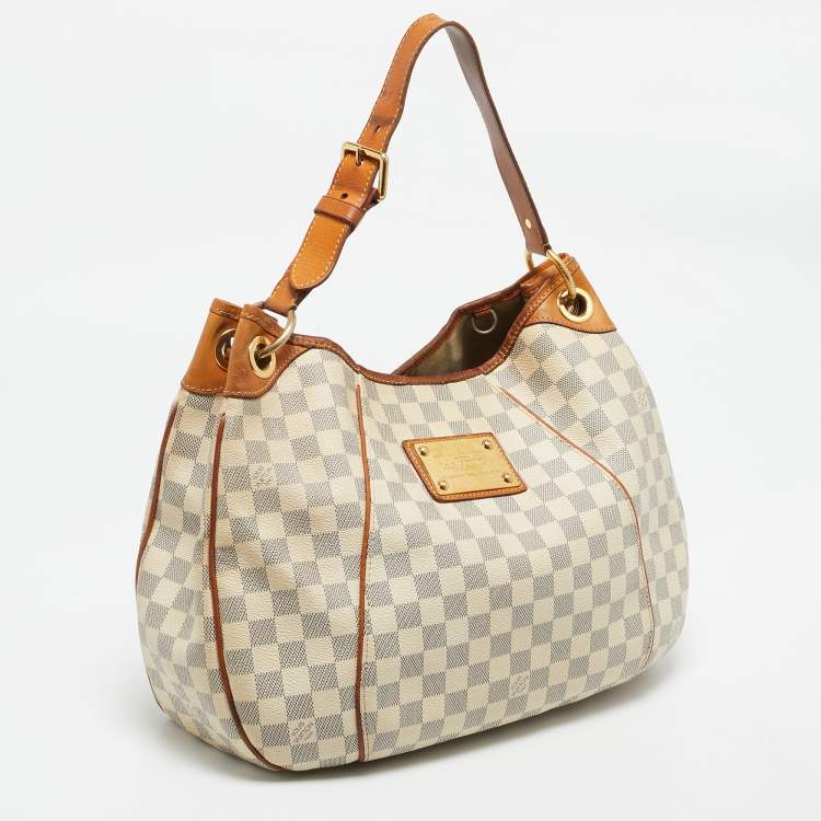 Pre Owned Louis Vuitton Damier Azur Galliera PM Bag