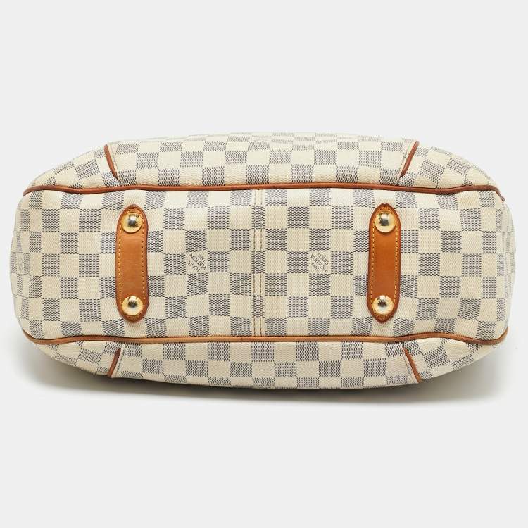 Pre Owned Louis Vuitton Damier Azur Galliera PM Bag