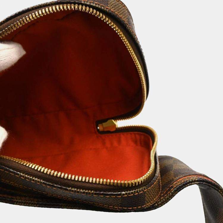 Pre Owned Louis Vuitton Damier Ebene Canvas Geronimos Bum Bag