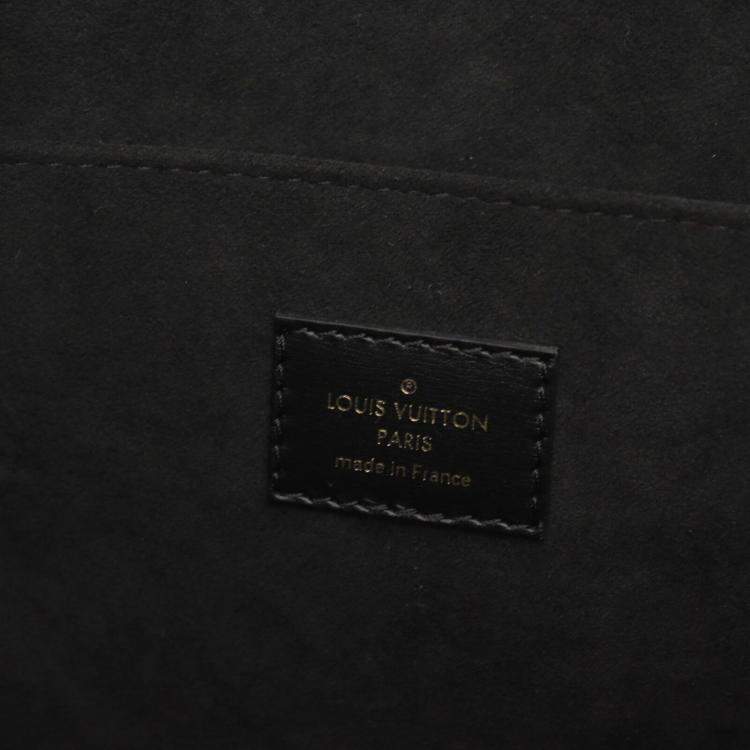 Pre Owned Louis Vuitton Black Canvas Since 1854 OnTheGo GM Bag