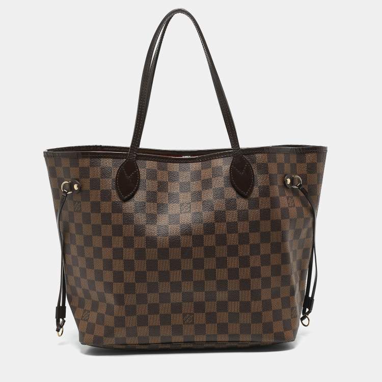 Pre Owned Louis Vuitton Damier Ebene Canvas Neverfull MM Bag