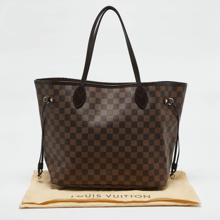 Pre Owned Louis Vuitton Damier Ebene Canvas Neverfull MM Bag