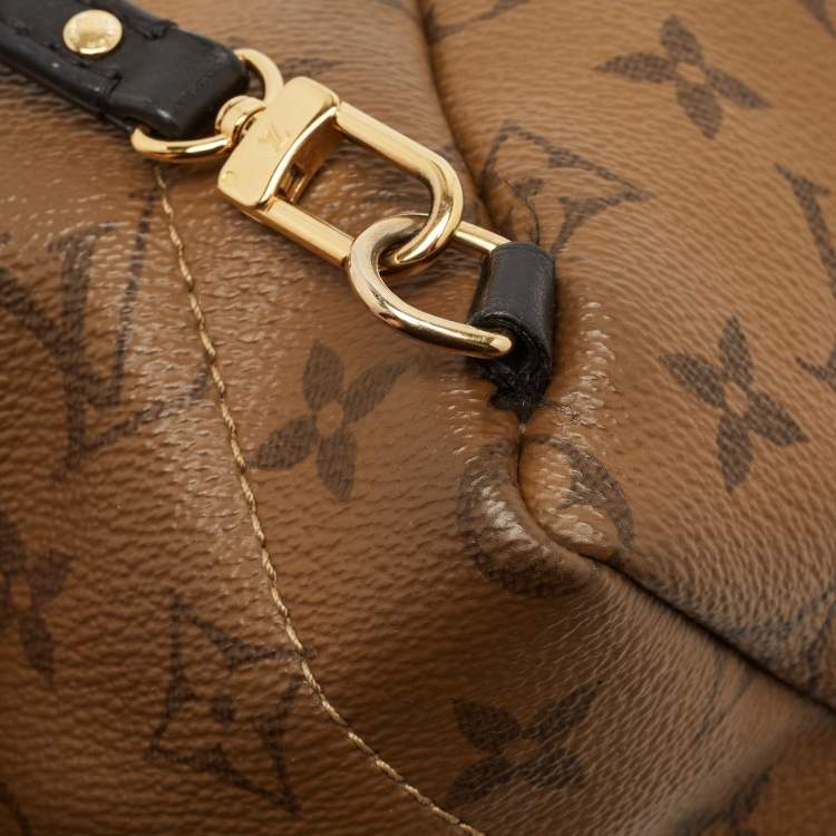 Pre Owned Louis Vuitton Monogram Reverse Canvas Mini Palm Spring Backpack