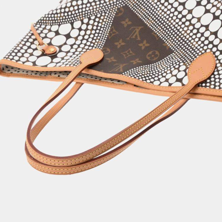 Pre Owned Louis Vuitton Canvas Monogram Neverfull MM Kusama Yayoi Tote Bag