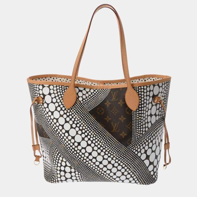 Pre Owned Louis Vuitton Canvas Monogram Neverfull MM Kusama Yayoi Tote Bag