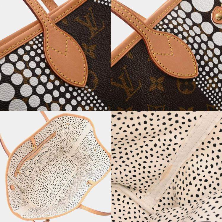 Pre Owned Louis Vuitton Canvas Monogram Neverfull MM Kusama Yayoi Tote Bag