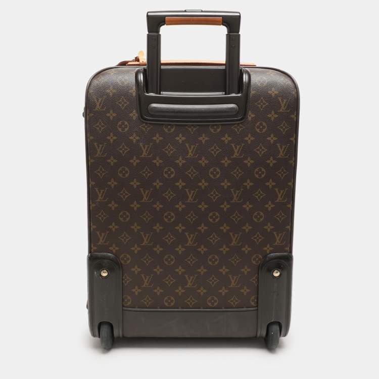 Pre Owned Louis Vuitton Monogram Canvas Business Pegase Legere 55 Luggage