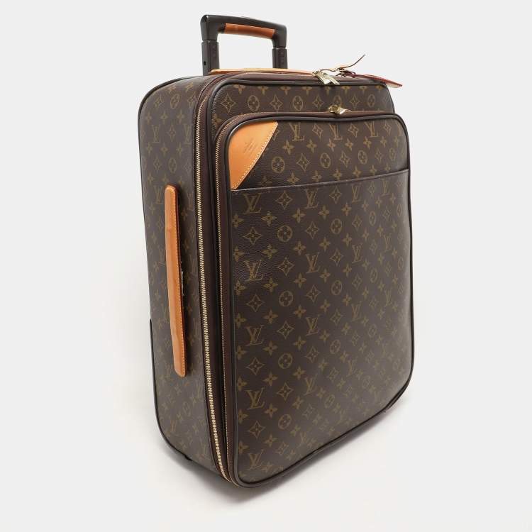 Pre Owned Louis Vuitton Monogram Canvas Business Pegase Legere 55 Luggage
