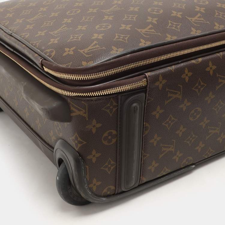 Pre Owned Louis Vuitton Monogram Canvas Business Pegase Legere 55 Luggage