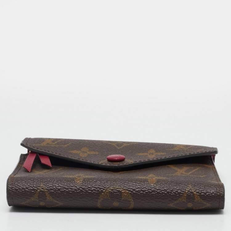 Pre Owned Louis Vuitton Monogram Canvas Victorine Compact Wallet