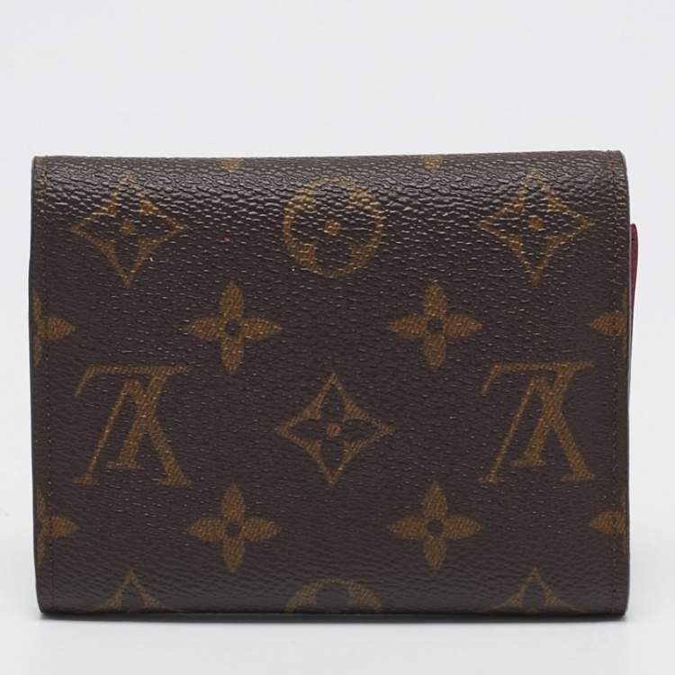 Pre Owned Louis Vuitton Monogram Canvas Victorine Compact Wallet