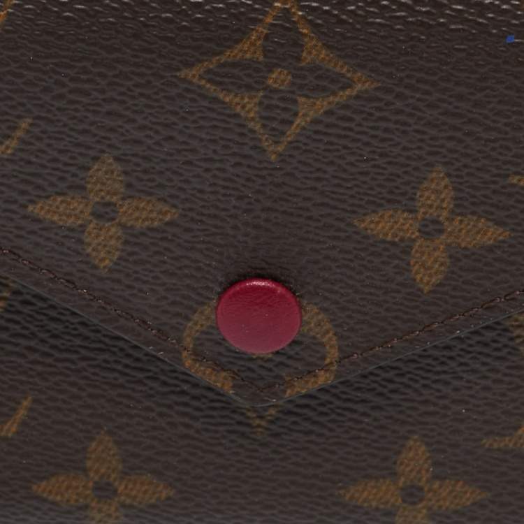 Pre Owned Louis Vuitton Monogram Canvas Victorine Compact Wallet