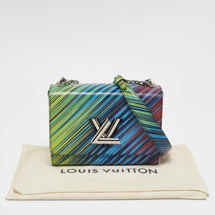Pre Owned Louis Vuitton Vert/Rouge Tropical Epi Leather Twist MM Bag