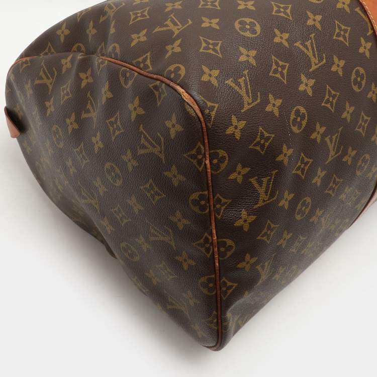 Pre Owned Louis Vuitton Monogram Canvas Keepall 55 Bag
