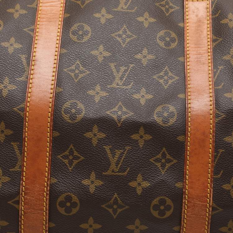 Pre Owned Louis Vuitton Monogram Canvas Keepall 55 Bag