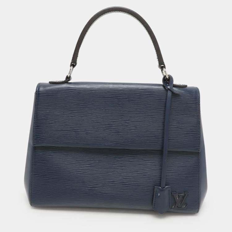 Pre Owned Louis Vuitton Blueberry Epi Leather Cluny MM Bag