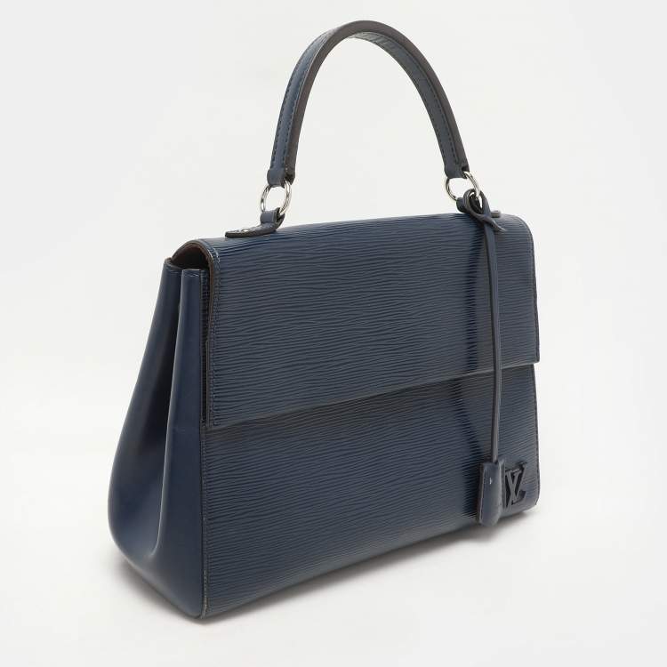 Pre Owned Louis Vuitton Blueberry Epi Leather Cluny MM Bag