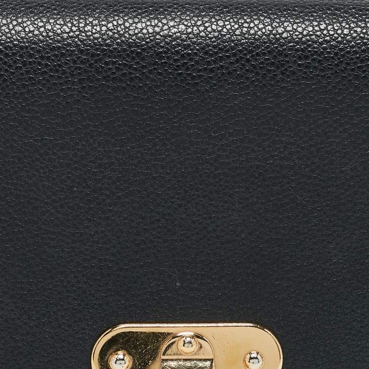 Pre Owned Louis Vuitton Black Monogram Canvas and Leather Saint Placide Bag