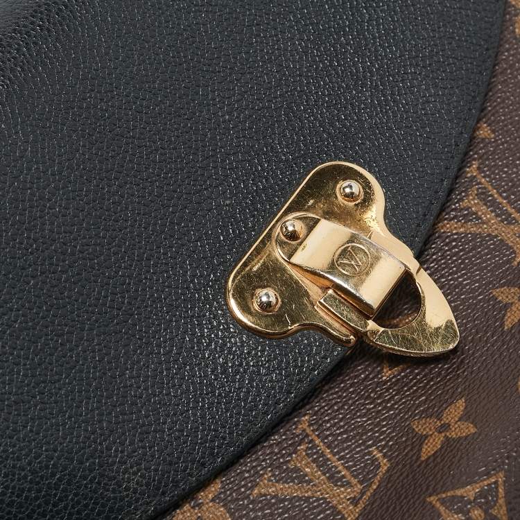 Pre Owned Louis Vuitton Black Monogram Canvas and Leather Saint Placide Bag
