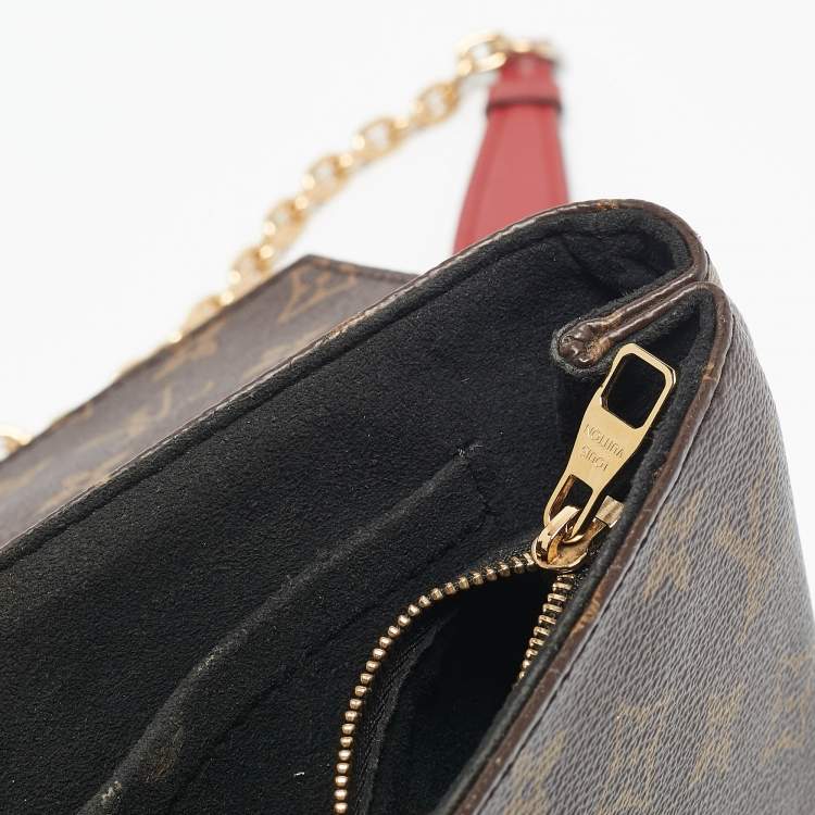 Pre Owned Louis Vuitton Black Monogram Canvas and Leather Saint Placide Bag