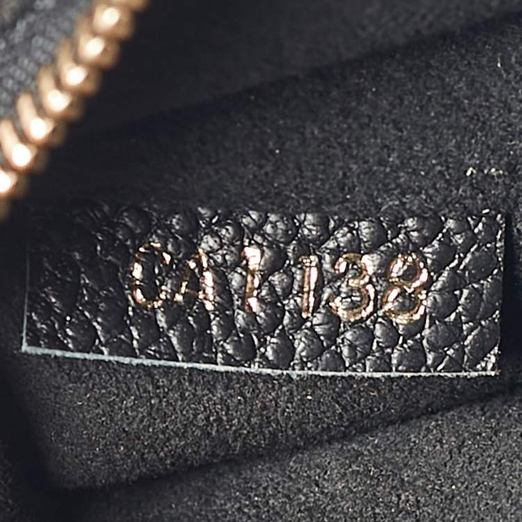 Pre Owned Louis Vuitton Black Monogram Canvas and Leather Saint Placide Bag