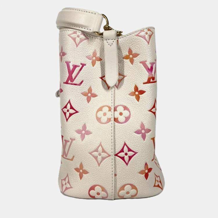 Pre Owned Louis Vuitton Pink Monogram Empreinte Leather Neonoe BB Shoulder Bag