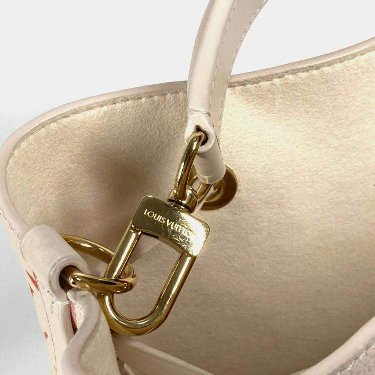 Pre Owned Louis Vuitton Pink Monogram Empreinte Leather Neonoe BB Shoulder Bag