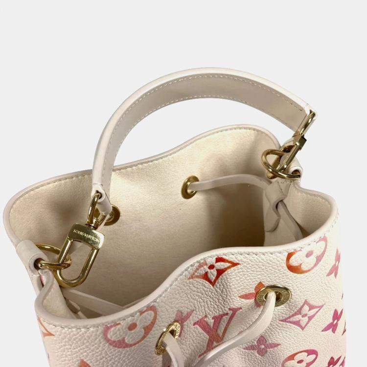 Pre Owned Louis Vuitton Pink Monogram Empreinte Leather Neonoe BB Shoulder Bag
