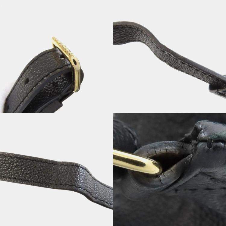 Pre Owned Louis Vuitton Black Monogram Empreinte Bumbag