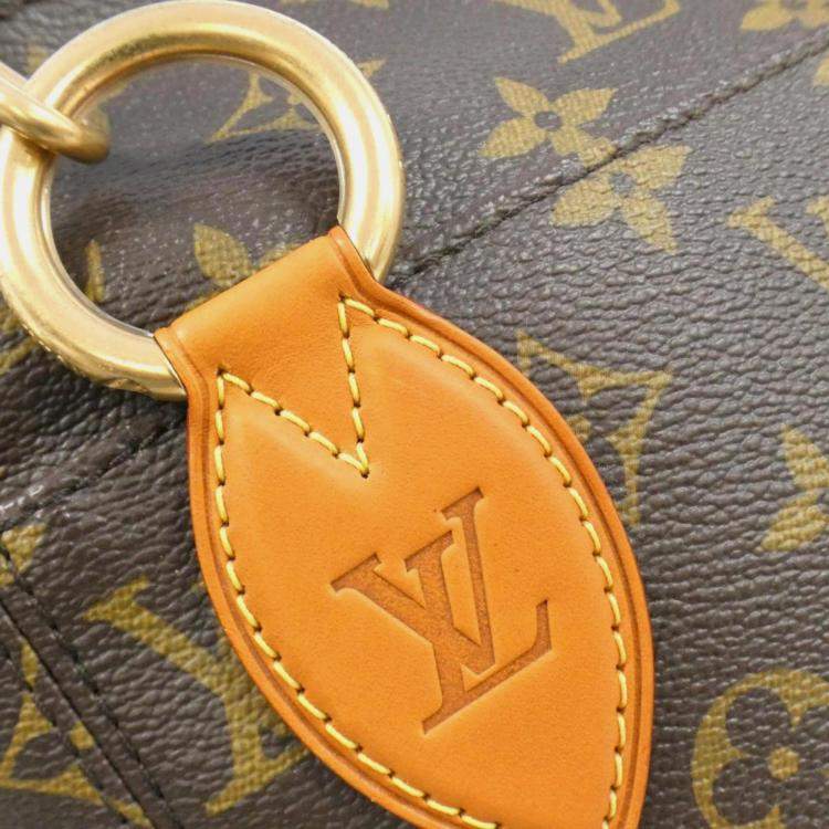 Pre Owned Louis Vuitton Brown Monogram Canvas Punching Shoulder Bag