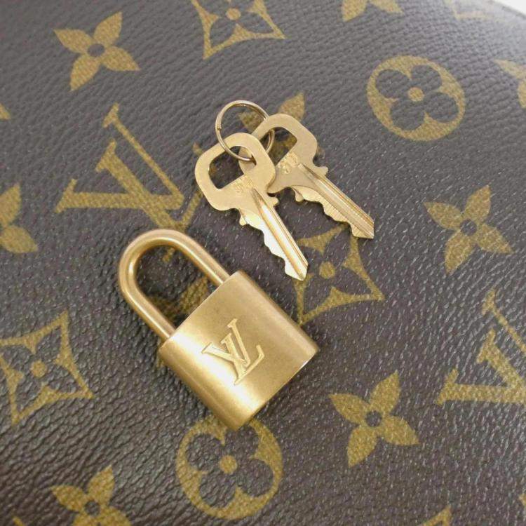 Pre Owned Louis Vuitton Brown Monogram Canvas Punching Shoulder Bag