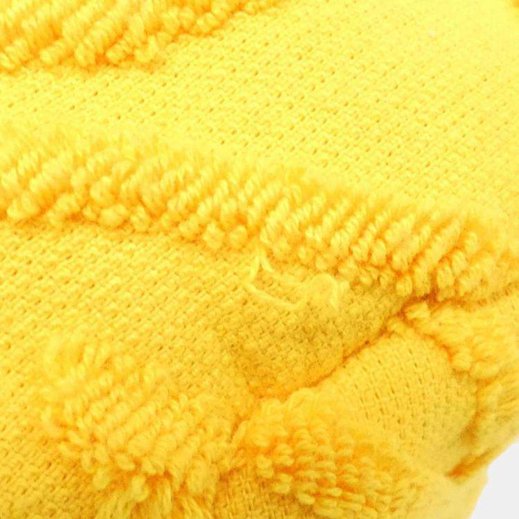 Pre Owned Louis Vuitton Yellow Jacquard LV By the Pool Bucket Vacation Handbag