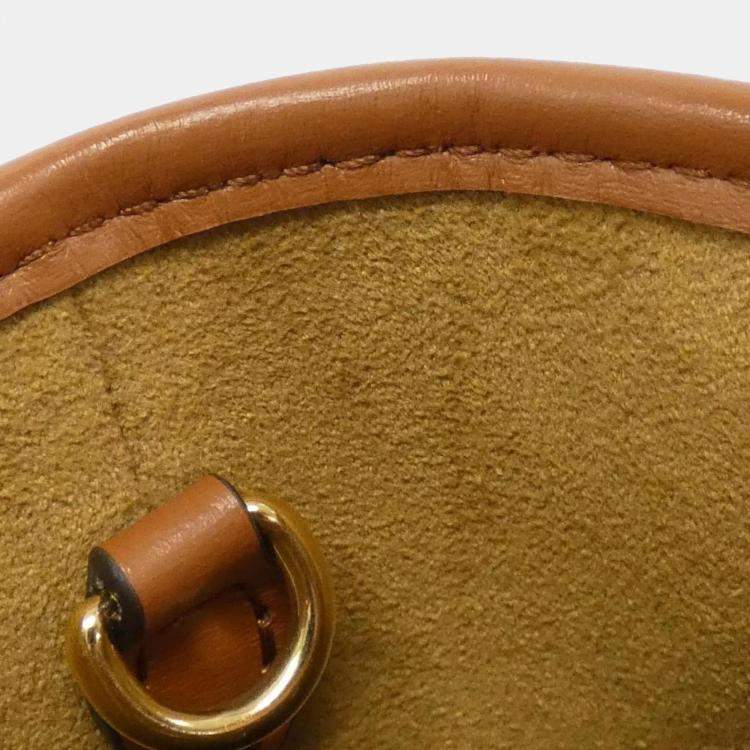Pre Owned Louis Vuitton Coated Canvas LV Garden Nano Bucket Shoulder Bag