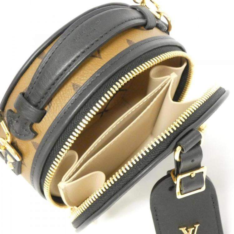 Pre Owned Louis Vuitton Monogram Reverse Mini Boite Chapeau Shoulder Bag